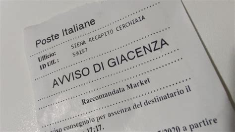 Avviso di Giacenza Posta Raccomandata Codice 619: Cosa Fare .